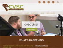 Tablet Screenshot of cvsc.org